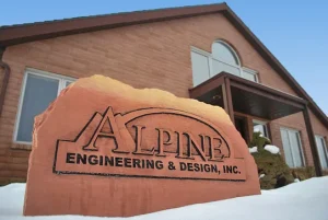 The front of Alpine Engineering and Design Expert Witness Services and Engineering Services